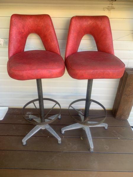 Retro bar stools /chairs 2 only