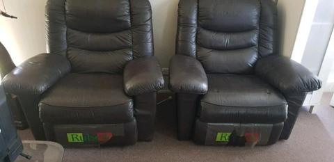 Leather Recliner chairs