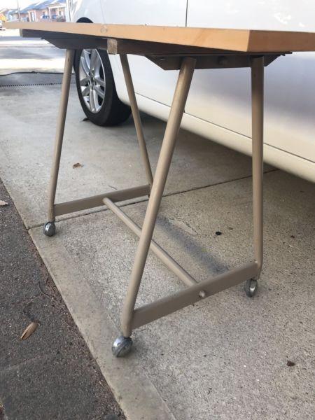 Moveable Study desk / table with wheels