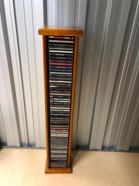 Wooden CD holder. Great condition