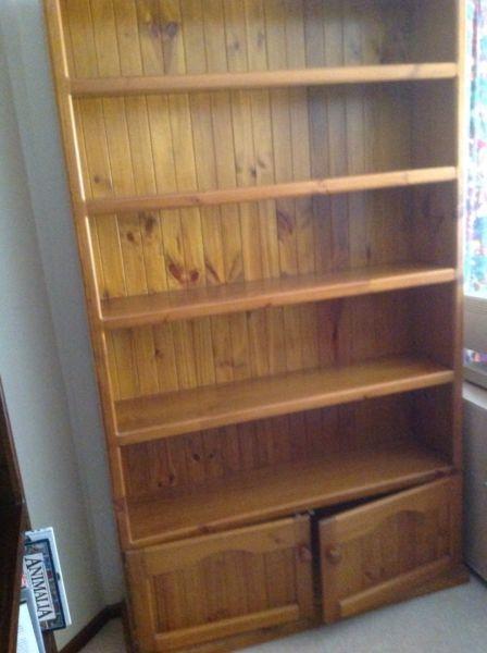Solid Pine bookcase