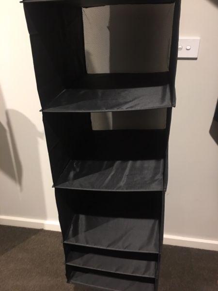 Ikea storage with 6 compartments