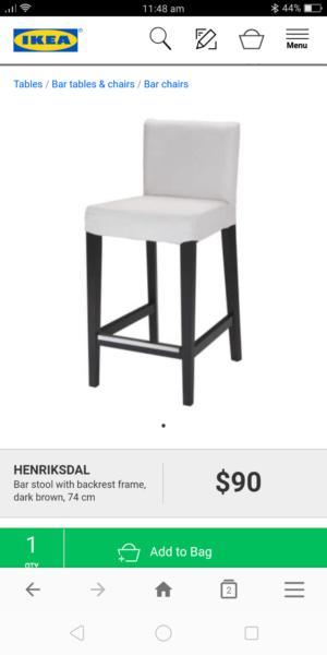 Ikea Bar High table and chair