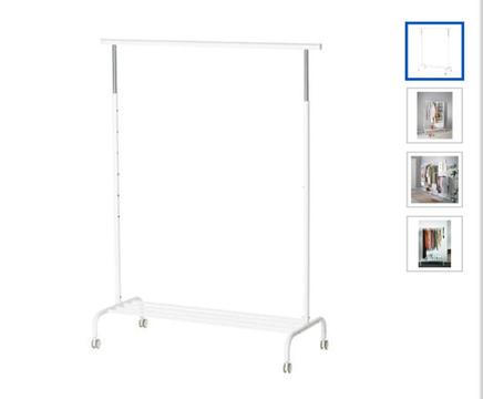 Clothes stand and rack