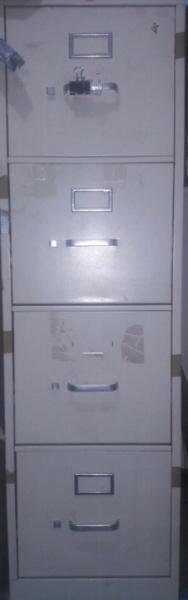 Steel office filing cabinets