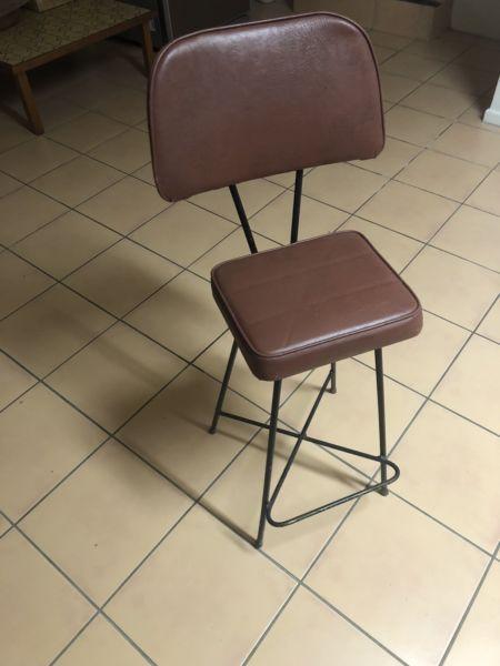 Retro bar stool or high office chair