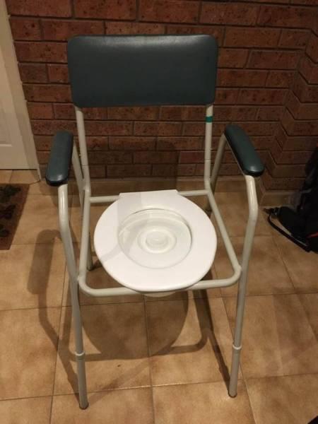 Commode High Back Chair