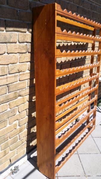Fitted wine rack