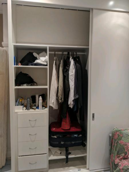 Large built in wardrobe (disassembled ready to go)