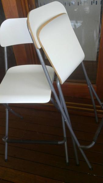 2 x Ikea Franklin Folding bar stools - Pickup Arana Hills