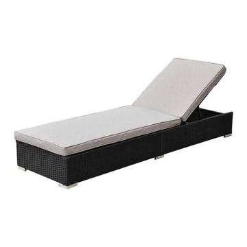 Bondi Outdoor Sun Lounge Bed Furniture Rattan Steel Frame
