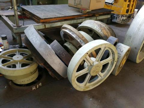 Industrial vintage rustic timber wheels