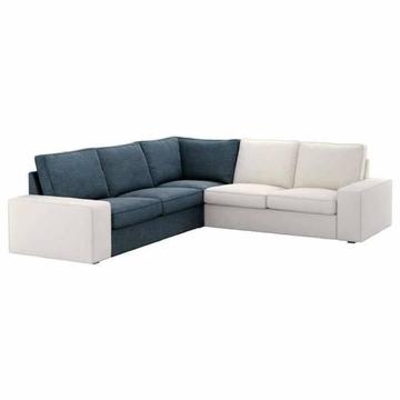 IKEA KIVIK Couch Cover sofa Corner Section Hillared Dark Blue