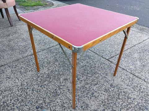 Great vintage card table