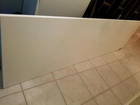 Gloss white pantry end panel/ table top