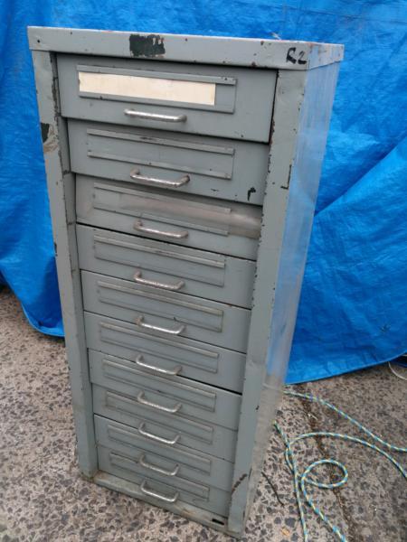 Vintage storage cabinet industrial