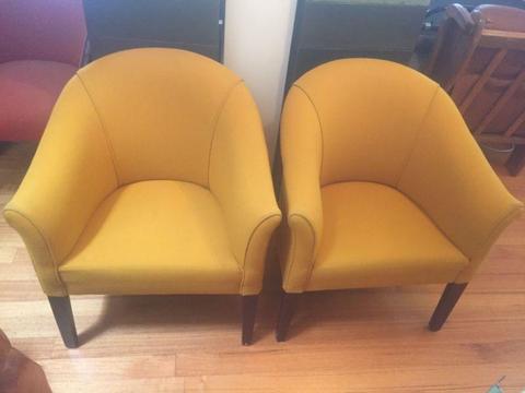 Beautiful Pair of Tub Chairs. In excellent condition