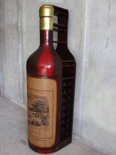 Giant wine bottle bar/ cabinet