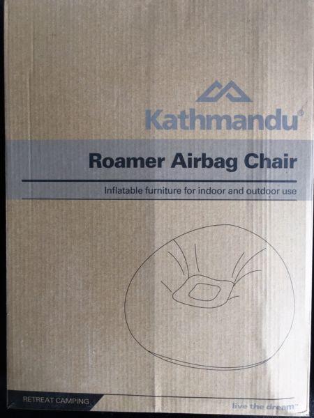Two Katmandu Roamer Inflatable Red Chair