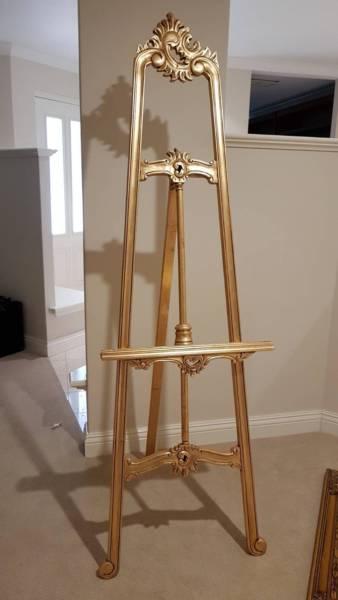 Gold Leaf Easel 1.95m high NEW in good condition BARGAIN!!