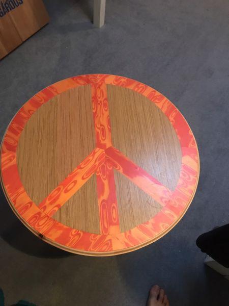 Handmade hippy table