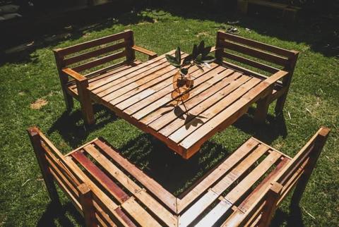 Unique Handmade Outdoor Table