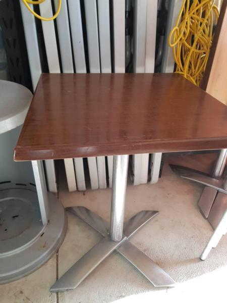 4 x cafe tables... resin tops. Good condition