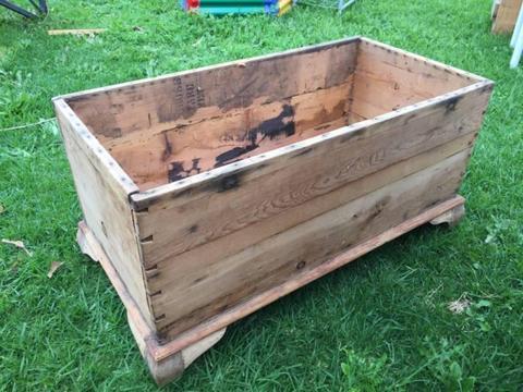 Old Recycled Timber Storage Box