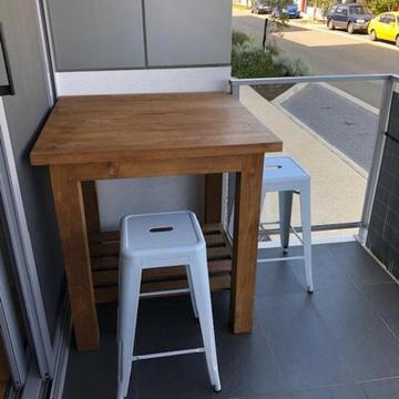 Wooden Bar table - kitchen bench - bought in June 2018
