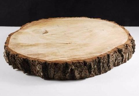 Custom rustic wood tree slices