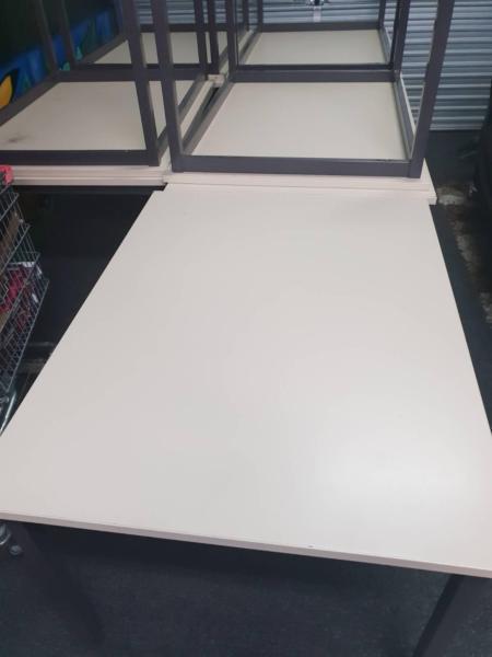 Tables for sale fantastic condition 4ft x 3ft metal legs