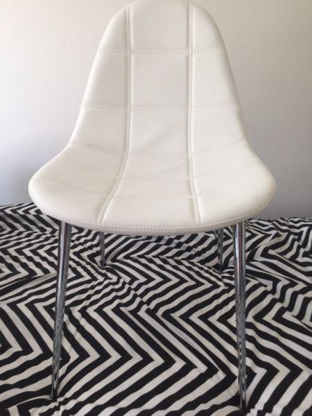 Brand new white girls bedroom chair