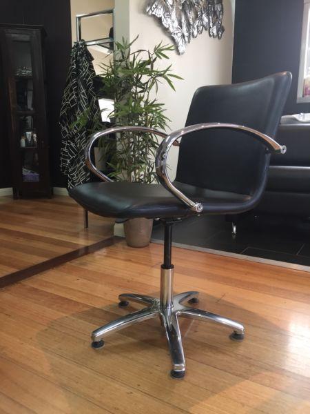 Closing Down - Black Salon Chairs for Sale