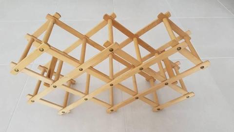 Foldable Wooden Wine Rack