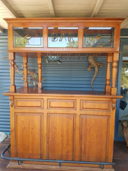 Bar. Wooden in good condition