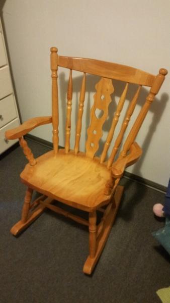 Rocking chair wooden