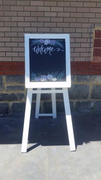 Wedding Sign and Easel