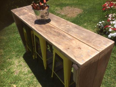 Upcycled Bar - Scaffold Boards - Pallet Furniture