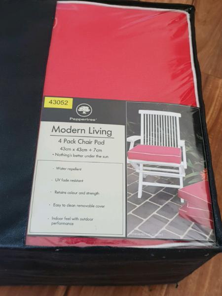 Red Outdoor Chair Cushions New