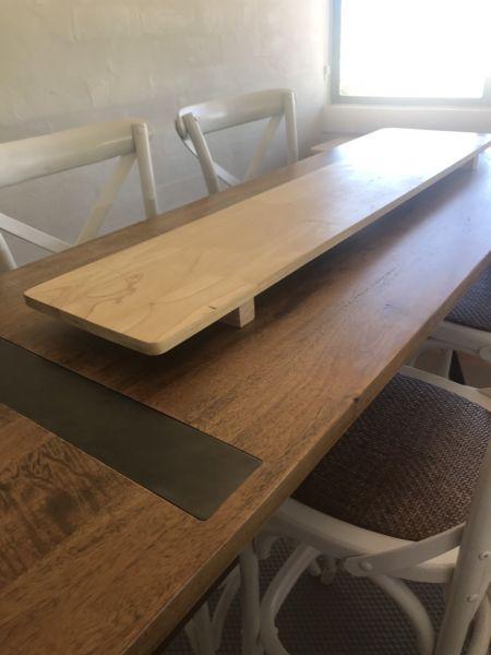 Dining table wooden board