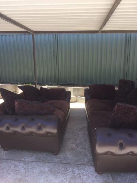 Set of lounge to 2 seater and 3 seater $250