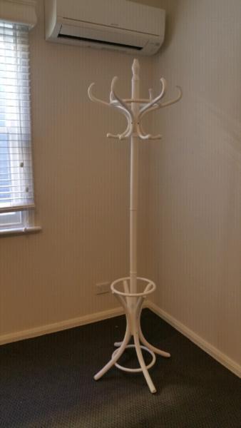 French style white coat stand