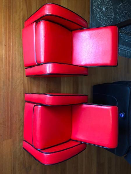 Child red recliner chairs