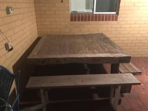 Very Large Heavy Outside Table