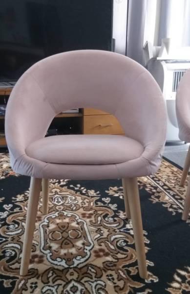 Girls pink chair x2