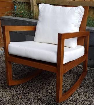 Solid Teak Rocking Chair from Bali