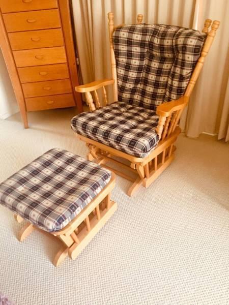 Rocking Chair and Ottoman/Glider