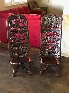 African Malani Chairs