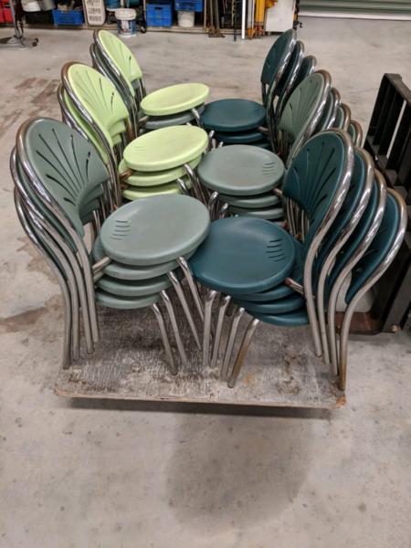 Chairs stackable