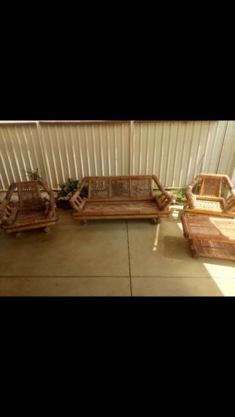 Outdoor cane lounge $30